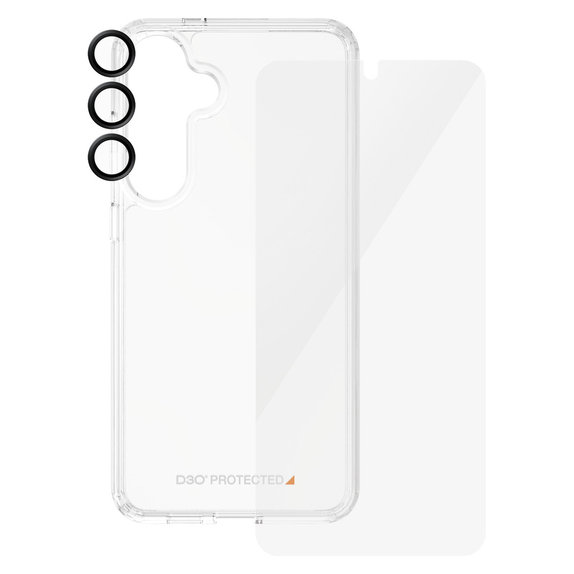Bundle Hoops + Kaljeno steklo UWF + Hard Case D3O za Samsung Galaxy S24+, PanzerGlass