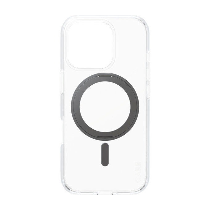Ovitek Kickstand z MagSafe za iPhone 16 Pro, Črna, CARE