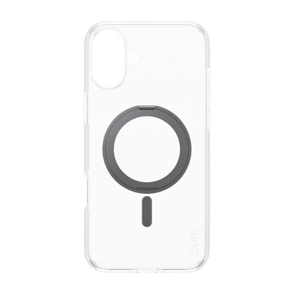 Ovitek Kickstand z MagSafe za iPhone 16 Plus, Črna, CARE