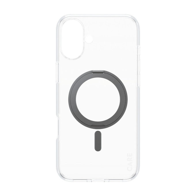 Ovitek Kickstand z MagSafe za iPhone 16 Plus, Črna, CARE