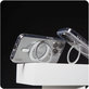 Ovitek Kickstand z MagSafe za iPhone 16, Srebrna, CARE