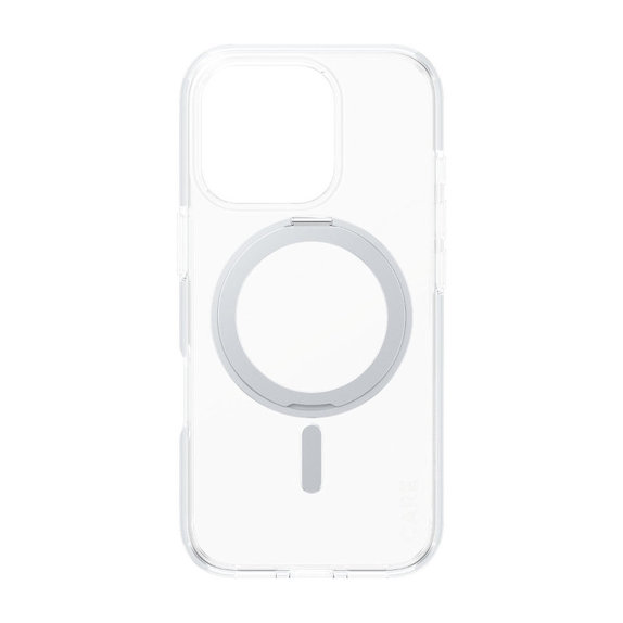 Ovitek Kickstand z MagSafe za iPhone 16 Pro, Srebrna, CARE