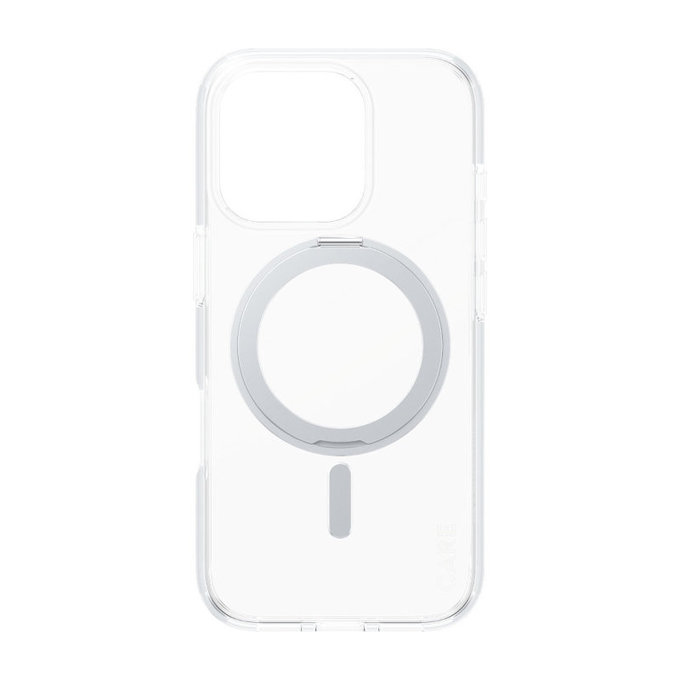 Ovitek Kickstand z MagSafe za iPhone 16 Pro, Srebrna, CARE