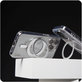 Ovitek Kickstand z MagSafe za iPhone 16 Pro Max, Srebrna, CARE