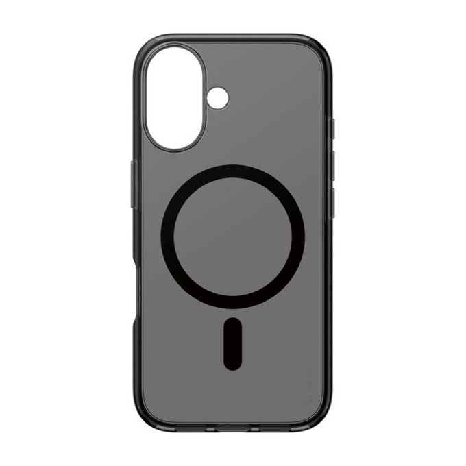 Ovitek Smokey z MagSafe za iPhone 16, Črna, CARE