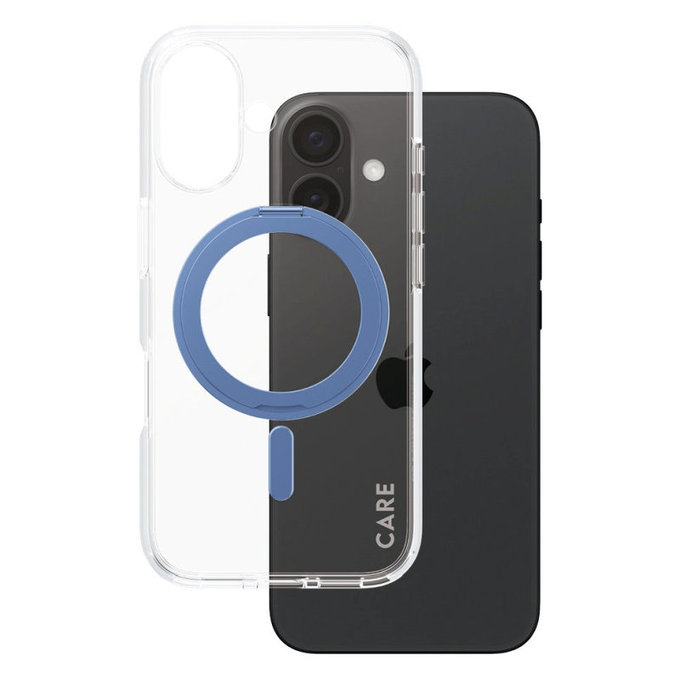 Ovitek Kickstand z MagSafe za iPhone 16, Modra, CARE