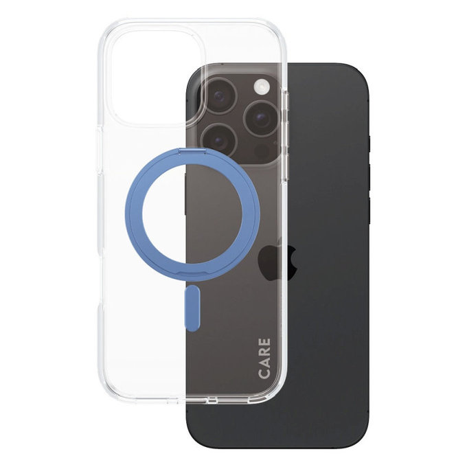 Ovitek Kickstand z MagSafe za iPhone 16 Pro Max, Modra, CARE