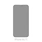 FixPremium Privacy Anti-Spy Glass - Kaljeno steklo za iPhone XR in 11
