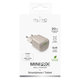 PURO - Polnilni adapter MiniPro USB-C, GaN, 20W, sandshell