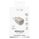 PURO - Polnilni adapter MiniPro USB-C, GaN, 20W, sandshell