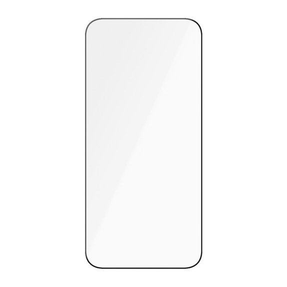 Kaljeno steklo UWF Ceramic z aplikatorjem za iPhone 15 Pro Max, Črna, PanzerGlass