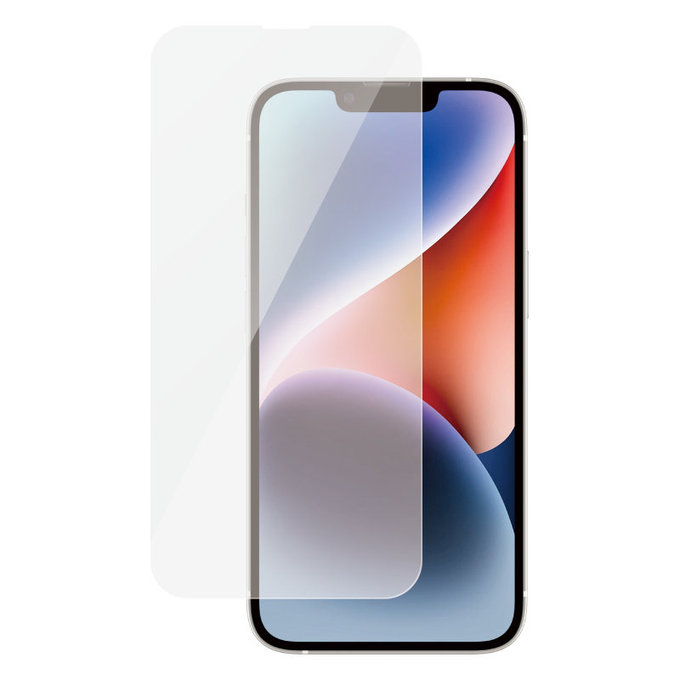Kaljeno steklo Case Friendly za iPhone 16e/14/13 Pro/13, Črna, SAFE