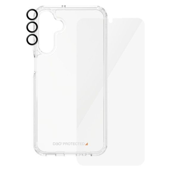 Bundle Hoops + Kaljeno steklo UWF + Hard Case D3O za Samsung Galaxy A15/A15 5G, PanzerGlass