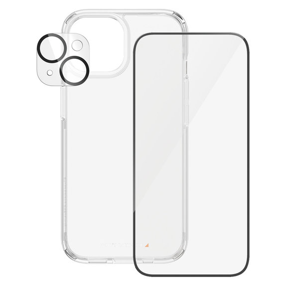 Bundle PicturePerfect + Kaljeno steklo UWF + Hard Case D3O za iPhone 15, PanzerGlass