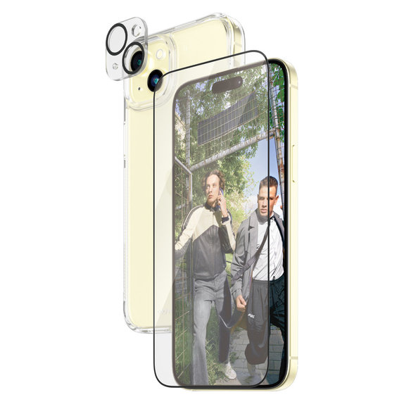 Bundle PicturePerfect + Kaljeno steklo UWF + Hard Case D3O za iPhone 15 Plus, PanzerGlass