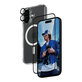 Bundle 3v1 Hoops + UWF kaljeno steklo + Hard Case za iPhone 16, PanzerGlass