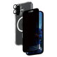 Bundle Hoops + Kaljeno steklo UWF Privacy + Hard Case za iPhone 16, PanzerGlass