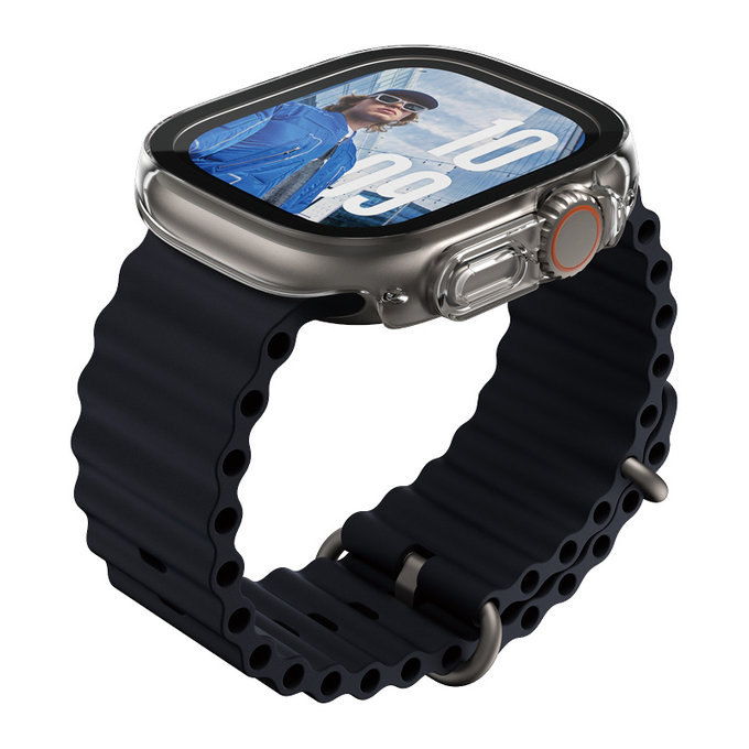 Kaljeno steklo Full Body Slim za Apple Watch Ultra 2024/Ultra 2/Ultra, Prozorna, PanzerGlass