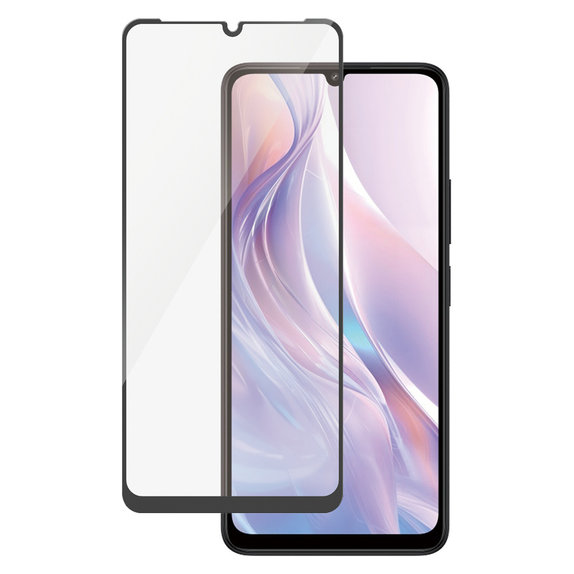 Kaljeno steklo UWF za Xiaomi Redmi 13C 5G, Črna, PanzerGlass