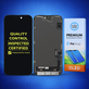 Zaslon Hard OLED za iPhone 15, Steklo na dotik z okvirjem, FixPremium