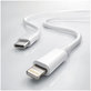 FixPremium - Kabel Lightning/USB-C, 1.5m, bela