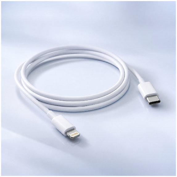 FixPremium - Kabel Lightning/USB-C, 1.5m, bela