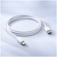 FixPremium - Kabel Lightning/USB-C, 1.5m, bela