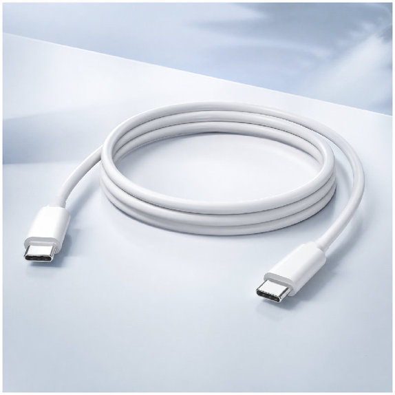 FixPremium - Kabel USB-C/USB-C, 1.5m, bela