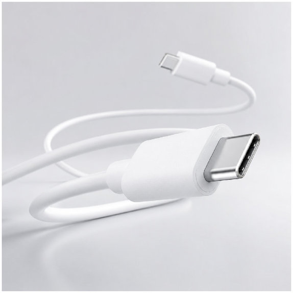 FixPremium - Kabel USB-C/USB-C, 1.5m, bela