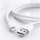 FixPremium - Kabel Lightning/USB, 1.5m, bela