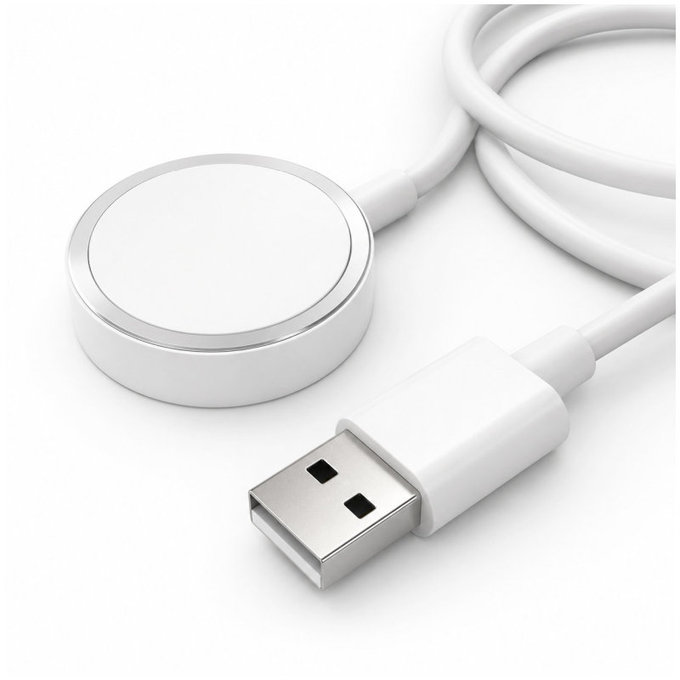 FixPremium - Kabel Watch/USB, 1.5m, bela