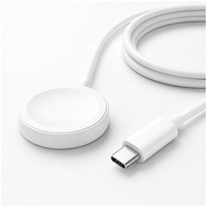 FixPremium - Kabel Watch/USB-C, 1.5m, bela