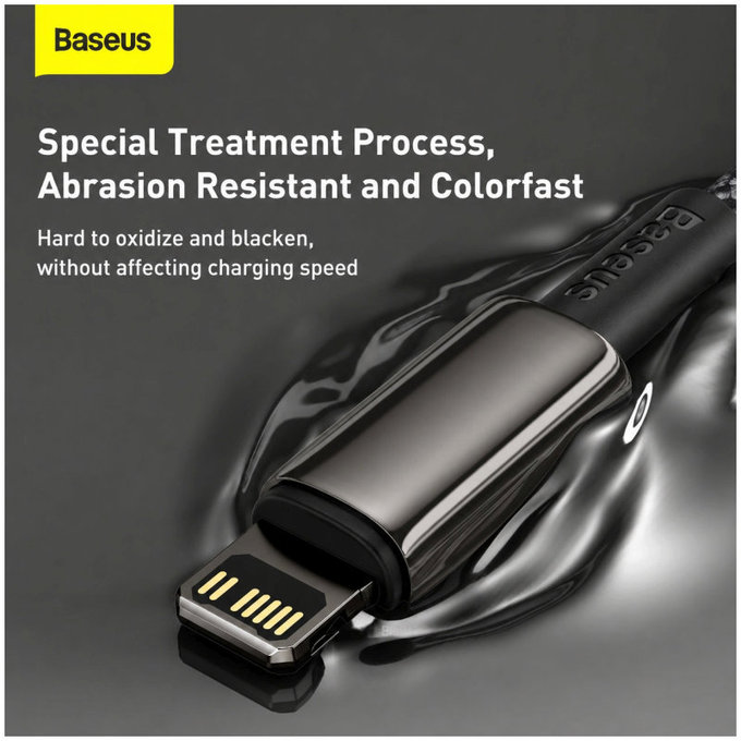 Baseus - Kabel Lightning/USB-C, 1.5m, črna