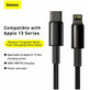 Baseus - Kabel Lightning/USB-C, 1.5m, črna