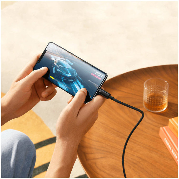 Baseus - Kabel USB-C/USB-C, 1.5m, črna