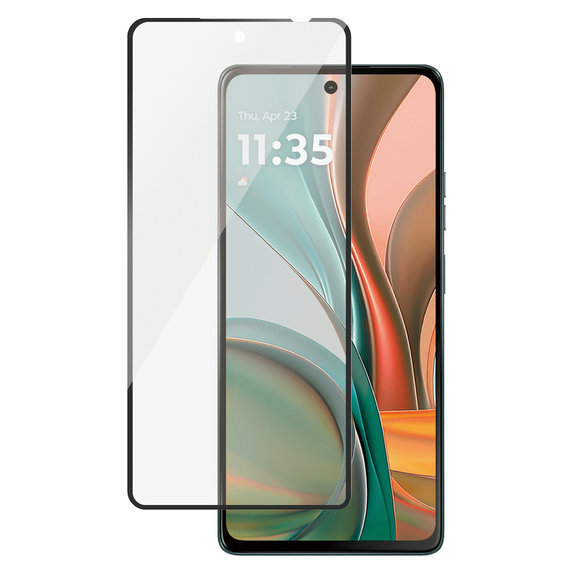 Kaljeno steklo UWF za Motorola Moto G75 5G, Črna, SAFE by PanzerGlass
