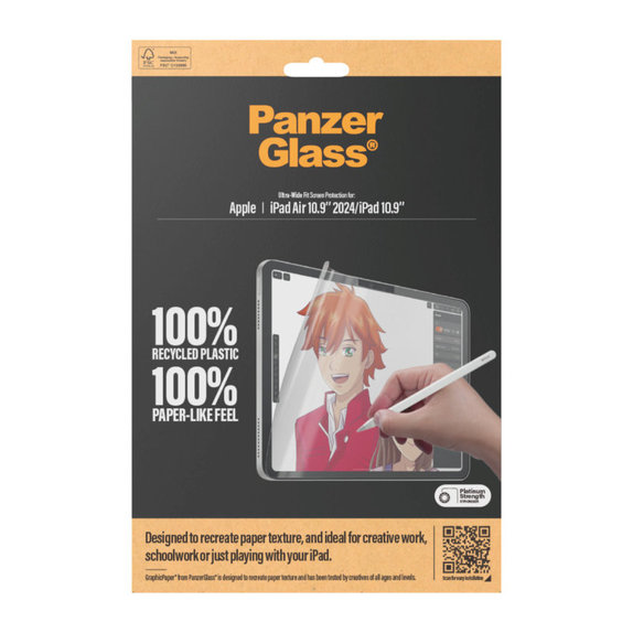 Zaščitna folija GraphicPaper UWF za iPad (10th Gen 2022)/(11th Gen 2025), prozorna, PanzerGlass