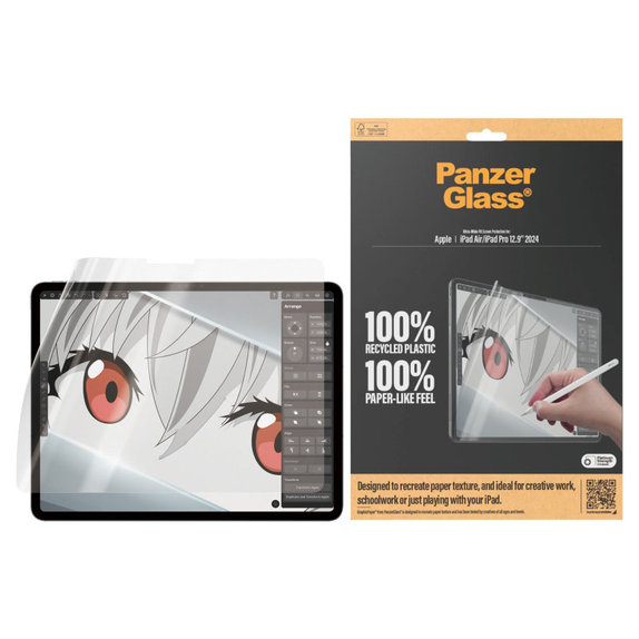 Zaščitna folija GraphicPaper UWF za iPad Air 13"/Pro 13", Prozorna, PanzerGlass