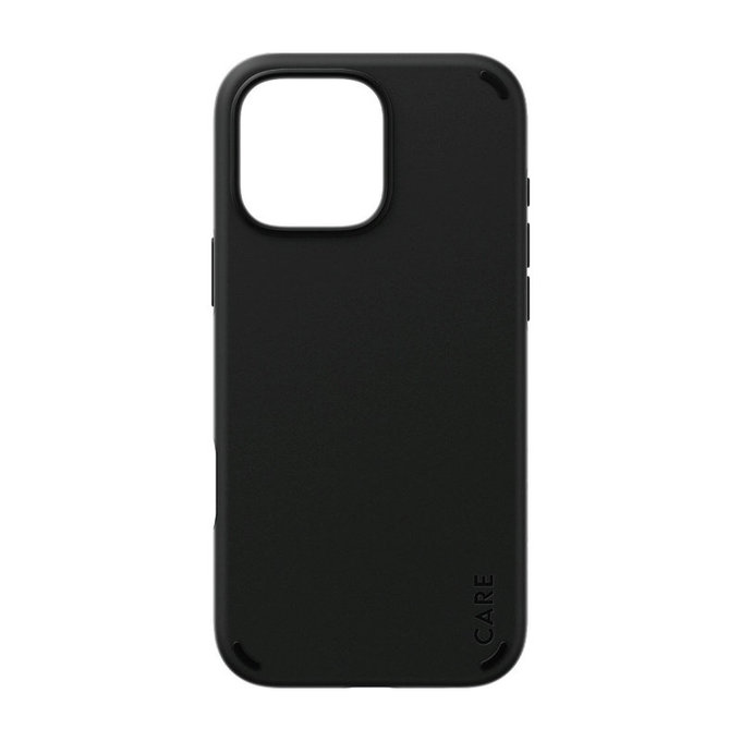 Ovitek Double Defense za iPhone 16 Pro Max, Črna, CARE