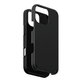 Ovitek Double Defense za iPhone 16 Pro Max, Črna, CARE