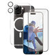 Bundle Hoops + Kaljeno steklo UWF + Ovitek Urban Combat za iPhone 16 Pro Max, CARE