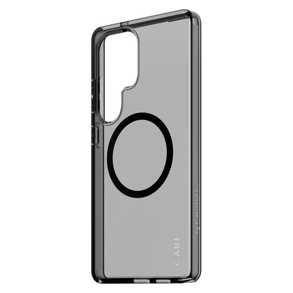 Ovitek Smokey s črnim QI za Samsung Galaxy S25 Ultra, Črna, PanzerGlass