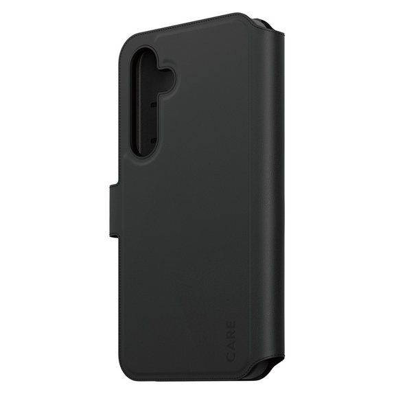 Ovitek Wallet Tango Two-In-One s QI za Samsung Galaxy S25+, Črna, PanzerGlass