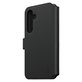Ovitek Wallet Tango Two-In-One s QI za Samsung Galaxy S25+, Črna, PanzerGlass