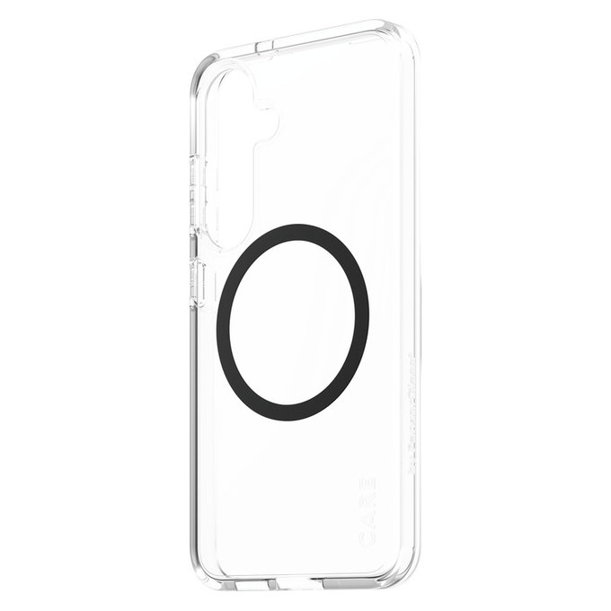 Ovitek Urban Combat s črnim QI za Samsung Galaxy S25, Prozorna, PanzerGlass