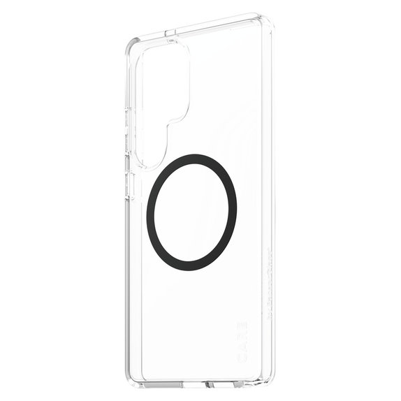 Ovitek Urban Combat s črnim QI za Samsung Galaxy S25 Ultra, Prozorna, PanzerGlass