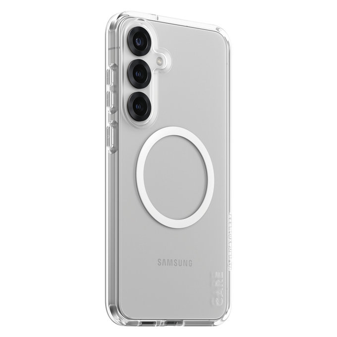 Ovitek Urban Combat z belim QI za Samsung Galaxy S25+, Prozorna, PanzerGlass