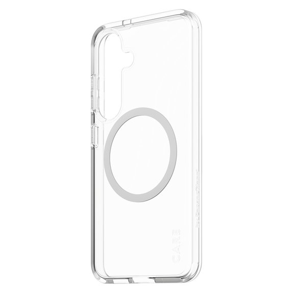 Ovitek Urban Combat z belim QI za Samsung Galaxy S25, Prozorna, PanzerGlass