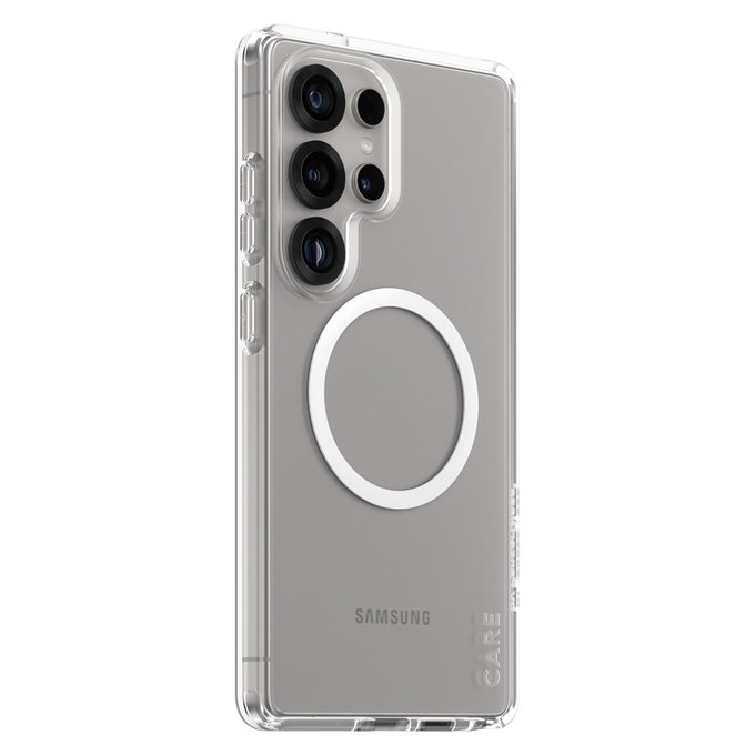 Ovitek Urban Combat z belim QI za Samsung Galaxy S25 Ultra, Prozorna, PanzerGlass