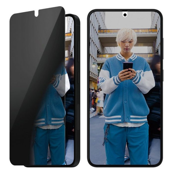 PanzerGlass - Kaljeno Steklo UWF Privacy z aplikatorjem za Samsung Galaxy S25, transparent